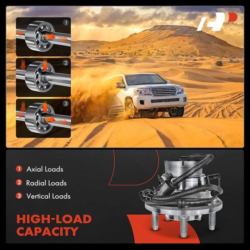 A-Premium Front Wheel Bearing وتجميع المحور مع ABS & 5-Lug متوافق مع Ford & Lincoln & Mercury-2003-2005-Crown Victoria ، Town Car ، Grand Marquis ، Marauder in Saudi Arabia
