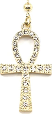 Gwood Pharaoh مع معلقات Ankh Rosary قلادة طويلة 31 بوصة in Kuwait