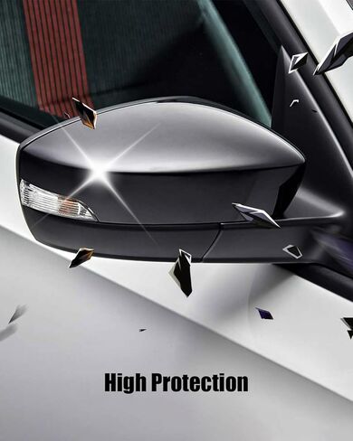 Left Driver Side Mirror Cover Cap Fit for Toyota Corolla with Turn Signal 2014 2015 2016 2017 2018, Glossy Black in Saudi Arabia