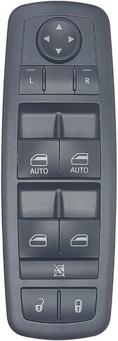 68139805AB Master Power Window Switch متوافق مع 2011-2020 Chrysler 300 2015-2017 Chrysler 200 2011-2019 Dodge Charger 2016-2022 RAM 1500 2500 3500 استبدال 56046823 سائق سائق in Saudi Arabia