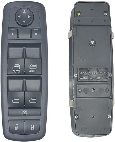 68139805AB Master Power Window Switch متوافق مع 2011-2020 Chrysler 300 2015-2017 Chrysler 200 2011-2019 Dodge Charger 2016-2022 RAM 1500 2500 3500 استبدال 56046823 سائق سائق in Saudi Arabia