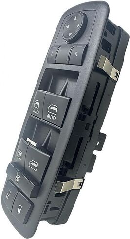 68139805AB Master Power Window Switch متوافق مع 2011-2020 Chrysler 300 2015-2017 Chrysler 200 2011-2019 Dodge Charger 2016-2022 RAM 1500 2500 3500 استبدال 56046823 سائق سائق in Saudi Arabia