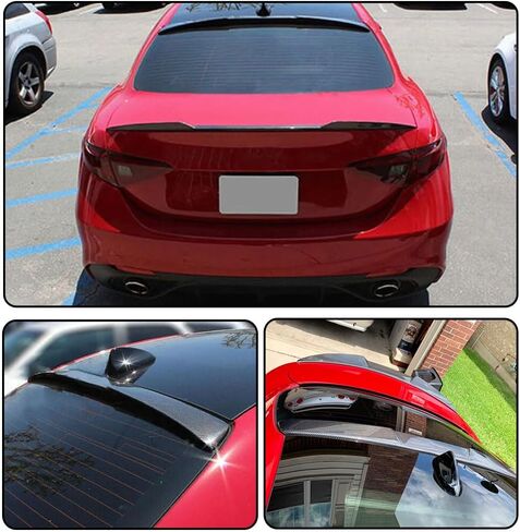 McArcar Kit Carbon Fiber Spoiler for Alfa Romeo Giulia سيدان 2017-2024 سقف المفسد Auto Window Top Wing Wing Factory in Saudi Arabia