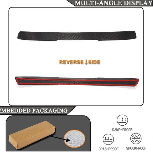 McArcar Kit Carbon Fiber Spoiler for Alfa Romeo Giulia سيدان 2017-2024 سقف المفسد Auto Window Top Wing Wing Factory in Saudi Arabia