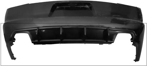 ناشر المصد الخلفي متوافق مع 2011-2014 Dodge Charger ، MDP Style PU Splitter SPOILER VALANCE DISFUSER BODY STIT in Saudi Arabia