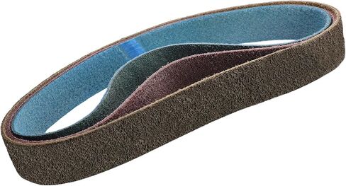 3 Pack 1-1/2 X 30 Inch Coarse, Medium, and Fine Grits Assortment Non Woven Surface Conditioning Sanding Belts for Pipe Tube Polisher Sander Metal Pole and Metal Fabricators Profession Sander Belt in Kuwait