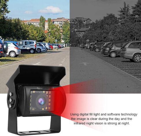 Sonew Reverse Camera, Car Rear View Reversing Camera with 24 LED Lights,Infrared Night Vision + IP66 in Saudi Arabia