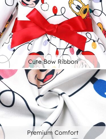 Disney Princess Frozen Elsa Minnie Mickey Stitch Ruffle Sleeve Dress A Line Long Sleeve Kids Clothes Baby to Toddler in Kuwait