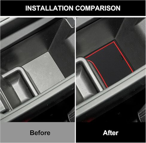 الحصير الجيب لبطانة القطع للبطانة لنيسان روغ 2021-2024 2025 الملحقات الداخلية غير الانزلاق حامل كأس الغبار ، حصير بطانة وحدة التحكم المركزية ، بطانات جيب الأبواب 17 مساءً in Kuwait