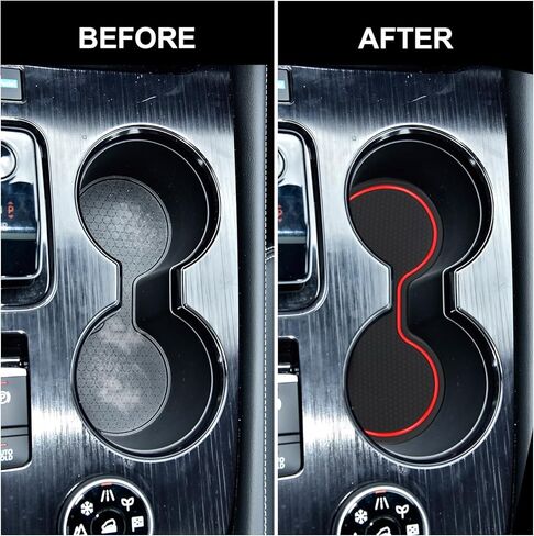 الحصير الجيب لبطانة القطع للبطانة لنيسان روغ 2021-2024 2025 الملحقات الداخلية غير الانزلاق حامل كأس الغبار ، حصير بطانة وحدة التحكم المركزية ، بطانات جيب الأبواب 17 مساءً in Kuwait