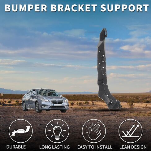 Bumper Support Bracket for Subaru Legacy Durable | Left Side Front Bumper Retainer Bracket Hold Mount Black 1 Pc in Saudi Arabia