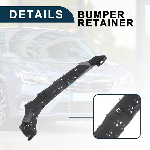 Bumper Support Bracket for Subaru Legacy Durable | Left Side Front Bumper Retainer Bracket Hold Mount Black 1 Pc in Saudi Arabia