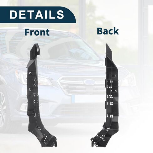 Bumper Support Bracket for Subaru Legacy Durable | Left Side Front Bumper Retainer Bracket Hold Mount Black 1 Pc in Saudi Arabia