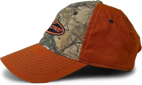 Realtree Logo Waxed Trucker Hat – Rugged Outdoor Cap, Camo Back, Adjustable Fit in Saudi Arabia