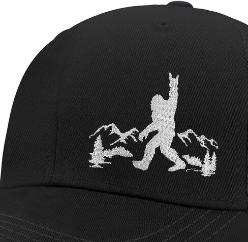 Bigfoot Trucker Hat للرجال ، هدايا Big Foot Sasquatch ، Sasquatch Baseball Cap القابلة للتعديل. in Saudi Arabia