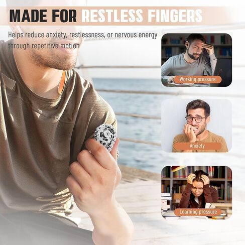 Fidget Toys for Adults Metal Fidget Bike Chain Assemble Fidgets Spinners Toy for Teens Cool Gadgets Desk Office Gift Anxiety Relief Items Stress Tool Sensory Stim Toy for Autism ADHD in Saudi Arabia