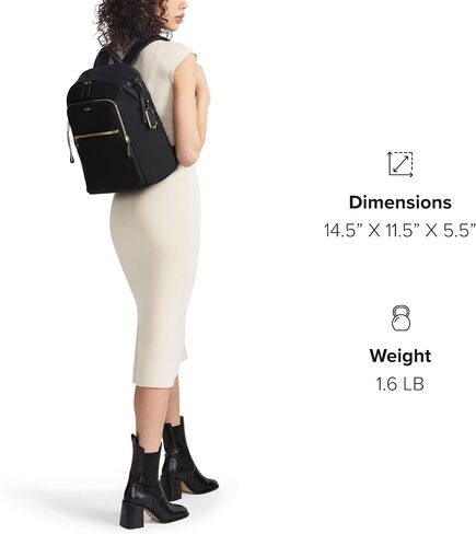 Tumi - Voyageur Halsey backpack - حقيبة الظهر السفر - للأعمال ، الموضة ، التنقل - تصل إلى 14 بوصة - Lagoon in Kuwait
