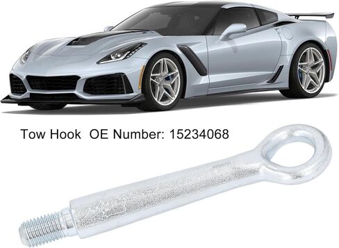 خطاف السحب لـ C7 2014-2019 ، C8 2020-2024 ، XLR 2006-2009 ، 15234068 خطاف سحب المقطورة للسيارات ، خطاف العين الصلب المزور ، خطاف العين الخلفي الأمامي المقطوع التلقائي in Kuwait