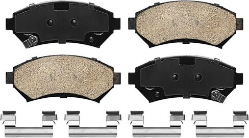 Detroit Axle - 6pc Front Brake Kit for Chevrolet Venture Buick Century Regal LeSabre Silhouette Pontiac Bonneville Montana Grand Prix Intrigue Replacement Disc Brake Rotors Ceramic Brakes Pads in Saudi Arabia