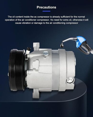 ECCPP AC Compressor Fast Cooling 1994-2002 Fit for Chevrolet Cavalier for Pontiac Sunfire 2.2L Air Conditioning Compressor in Saudi Arabia