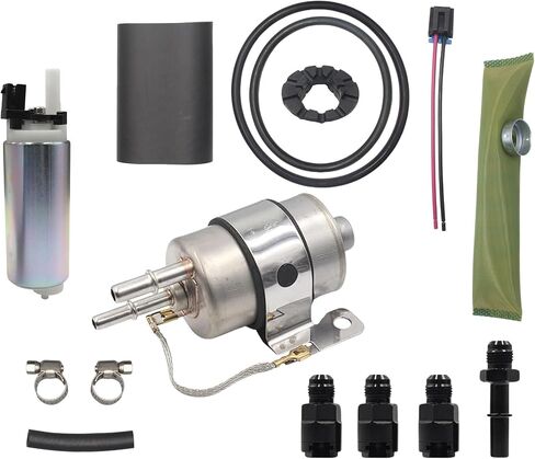 TBI to LSx Swap FueL Pump with Fuel Pressure Regulator(LM7 LR4 LQ4 LQ9 L33) and Fitting(AN6) for GM 1982-1995 Replaces OE# EP381 EP189 EP236 EP240 EP241 EP243 EP244 EP277 EP367 in Saudi Arabia