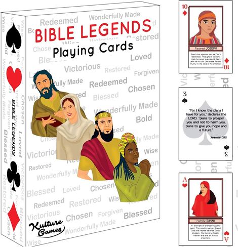 Kulture Games Bible Women - Christian Card Game with 50 Inspiring Bible Stories - Religious & Biblical Game in Saudi Arabia