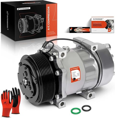 مكيف الهواء A-premium ضاغط AC مع القابض متوافق مع Ford F-650 F650 2004-2013/2015 ، F-750 F750 2004-2013/2015 in Saudi Arabia