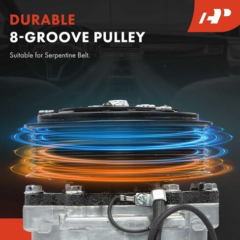مكيف الهواء A-premium ضاغط AC مع القابض متوافق مع Ford F-650 F650 2004-2013/2015 ، F-750 F750 2004-2013/2015 in Saudi Arabia