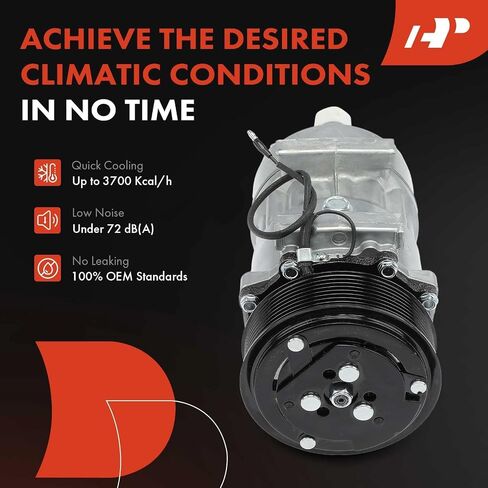 مكيف الهواء A-premium ضاغط AC مع القابض متوافق مع Ford F-650 F650 2004-2013/2015 ، F-750 F750 2004-2013/2015 in Saudi Arabia