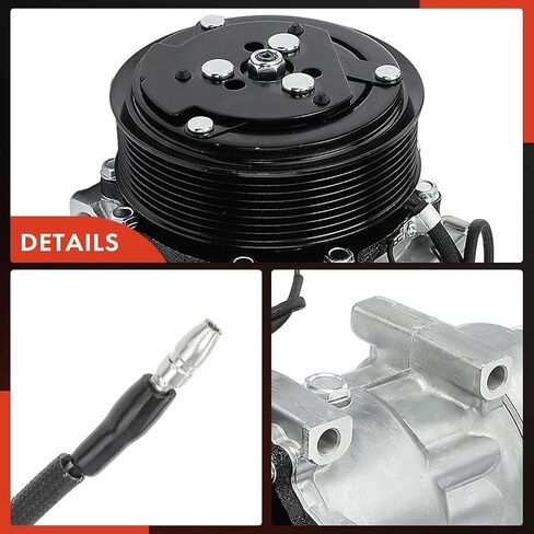 مكيف الهواء A-premium ضاغط AC مع القابض متوافق مع Ford F-650 F650 2004-2013/2015 ، F-750 F750 2004-2013/2015 in Saudi Arabia