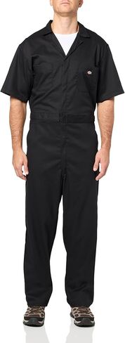 Dickies Flex Short Sleeve Coveralls ، Black ، XL RG in Saudi Arabia