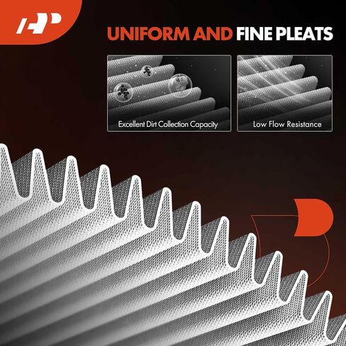 A-Premium 2-PC Engine Air Filter Compatible with Toyota, Lexus, Pontiac & Scion - Camry(07-11), Corolla(09-12), Avalon(05-12), Matrix(09-13), RAV4(06-12), Venza(09-15), ES350, Vibe in Saudi Arabia