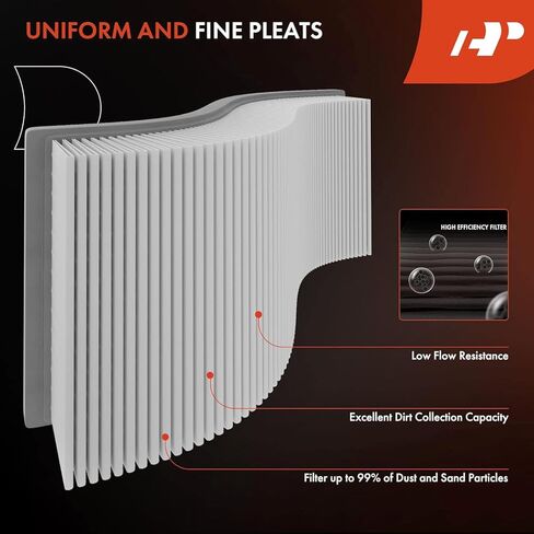 A-Premium 2-PC Engine Air Filter Compatible with Toyota, Lexus, Pontiac & Scion - Camry(07-11), Corolla(09-12), Avalon(05-12), Matrix(09-13), RAV4(06-12), Venza(09-15), ES350, Vibe in Saudi Arabia