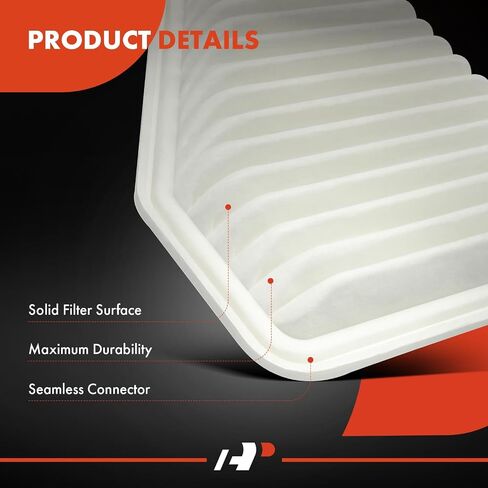 A-Premium 2-PC Engine Air Filter Compatible with Toyota, Lexus, Pontiac & Scion - Camry(07-11), Corolla(09-12), Avalon(05-12), Matrix(09-13), RAV4(06-12), Venza(09-15), ES350, Vibe in Saudi Arabia