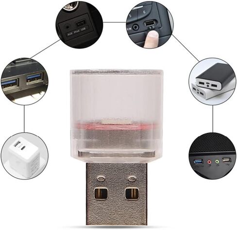 LED USB LED ATMOFERE LIGHT ، 5V/1A 1.5W MINI USB LED SMART LED CAR INTERIOR Ambient Ambient Ambient Lamp in Saudi Arabia