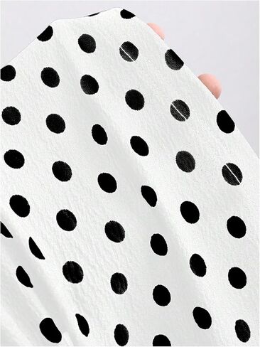 Milumia Women's Polka Dots Frill Trim Cami Dress Elegant Ruched Bust Fishtail Maxi Dresses in Saudi Arabia