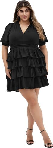 City Chic Women’s Size Dress - Kailey Short Sleeve Shulk in Saudi Arabia