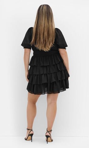 City Chic Women’s Size Dress - Kailey Short Sleeve Shulk in Saudi Arabia
