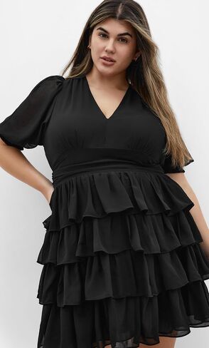 City Chic Women’s Size Dress - Kailey Short Sleeve Shulk in Saudi Arabia