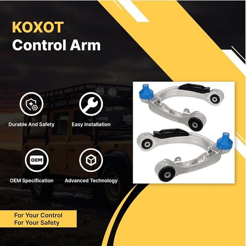 2PC Front Apport Control Arm Fit for Tesla 2017 2018 2019 2020 2021 2022 2023 2024 Model 3 ، متوافق مع Tesla 2020 2021 2022 2023 2024 Model Y ، 104432100H 10432100G in Saudi Arabia