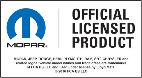 Lloyd Mats Custom-Fit All-Weather Rubber Floor Mats for Dodge Charger RWD 2011-2023 - Red Charger Word (4PC - Fronts + Rears, Blck) in Kuwait