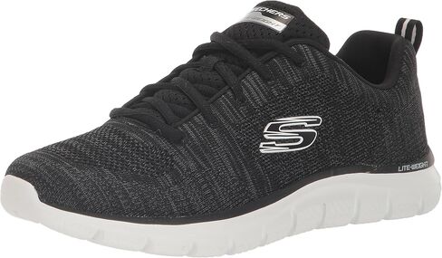 Skechers Sport Women's Women's Track Sneaker, Black/White=BKW, 5.5 in Kuwait