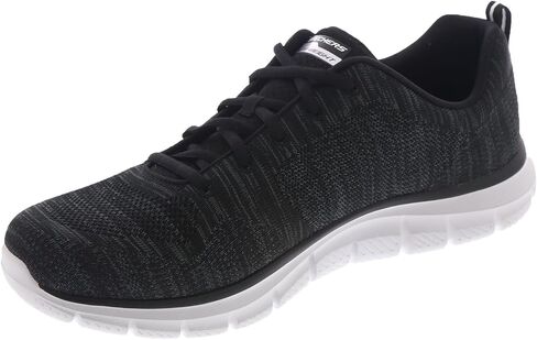 Skechers Sport Women's Women's Track Sneaker, Black/White=BKW, 5.5 in Kuwait