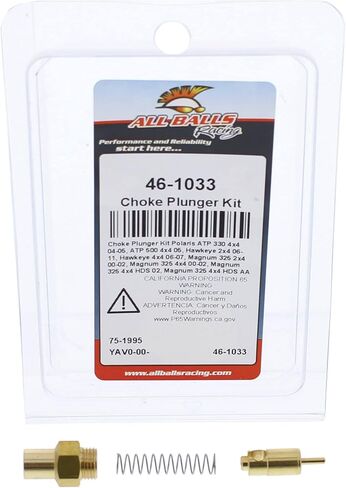 All Balls Choke Plunger Kit (46-1033) Replacement For Polaris Sportsman 500 4x4 HO 2001-2013, Trail Blazer 330 2008 2009-2013, Xplorer 500 1997 in Saudi Arabia