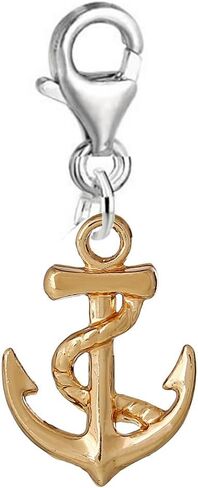 Sexy Sparkles Anchor Clip on for Bracelet Charm Pendant for European Charm Jewelry with Lobster Clasp in Saudi Arabia
