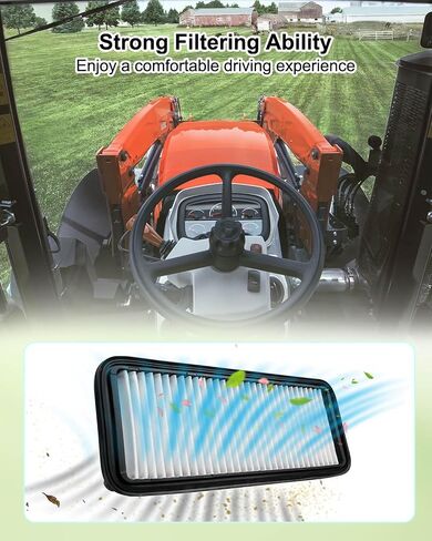 طقم فلتر الهواء المقصورة من أجل Kubota RTV1100 RTV1100CR RTV1100CR9 RTV1100CRX RTV1100CW RTV1100CW9 RTV1100CWX ، استبدل T1855-71600 K7711-88380 in Saudi Arabia