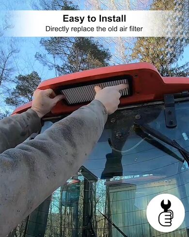 طقم فلتر الهواء المقصورة من أجل Kubota RTV1100 RTV1100CR RTV1100CR9 RTV1100CRX RTV1100CW RTV1100CW9 RTV1100CWX ، استبدل T1855-71600 K7711-88380 in Saudi Arabia