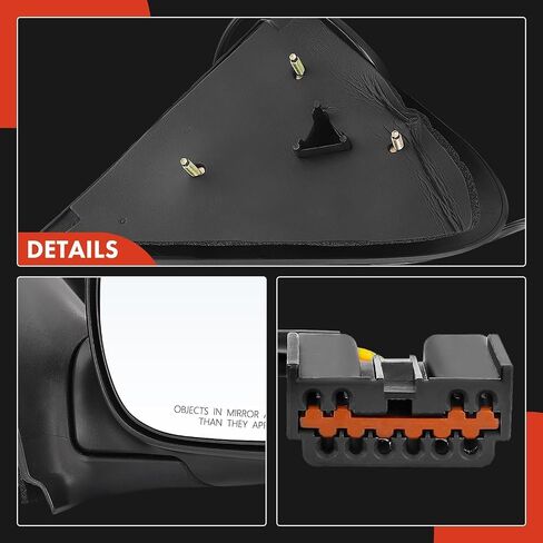 مرآة الباب الجانبية للركاب A-Premium متوافقة مع Ford F-150 F150 1997-2003 ، F-150 F150 Heritage 2004 ، F-250 F250 1997-1999-يدوي غير متسرع قابل للطي خارجي مرآة الرؤية الخلفية الخلفية الخلفية in Saudi Arabia