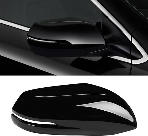 Compatible with Honda CRV 2017-2022/HRV 16-22 Right Passenger Side Mirror Cover,Clip-on Rearview Mirror Cap WITH Turn Signal Light Replaces for 76201-T1W-A01YB,76201T1WA01YB Pearl White #NH883P in Kuwait
