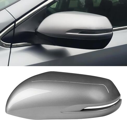 Compatible with Honda CRV 2017-2022/HRV 16-22 Right Passenger Side Mirror Cover,Clip-on Rearview Mirror Cap WITH Turn Signal Light Replaces for 76201-T1W-A01YB,76201T1WA01YB Pearl White #NH883P in Kuwait